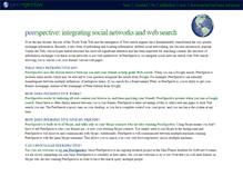 Tablet Screenshot of peerspective.mpi-sws.org