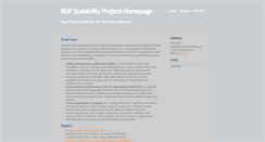 Desktop Screenshot of bgp.mpi-sws.org
